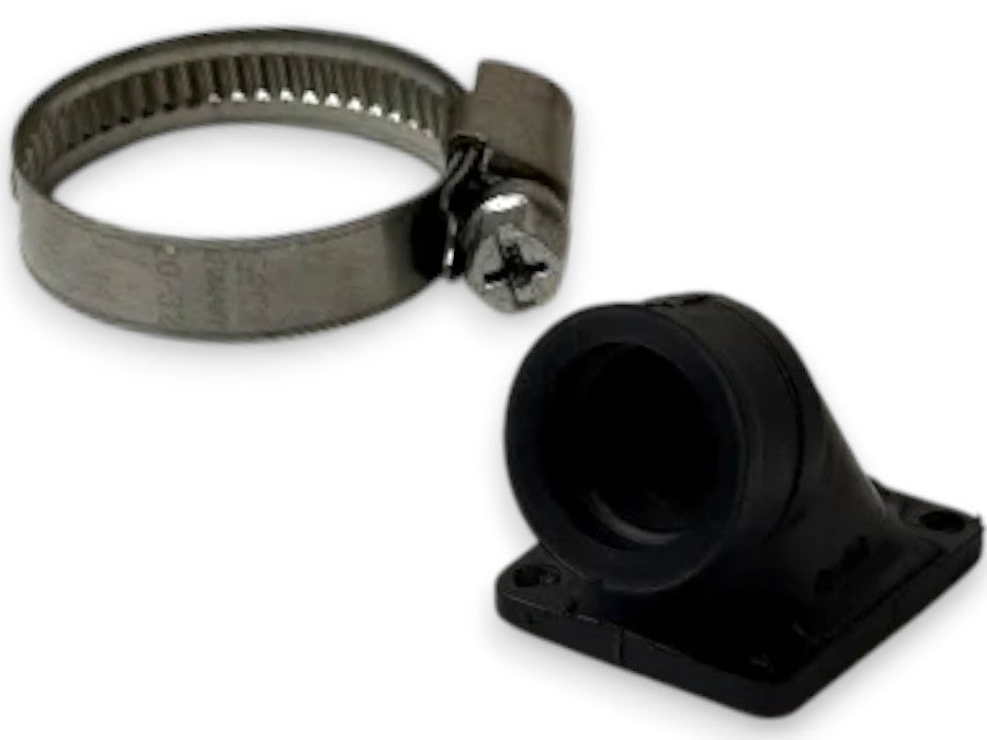 Collettore aspirazione d.14 in gomma, ricambio 143270014 per carburatori scooter e moto 50cc