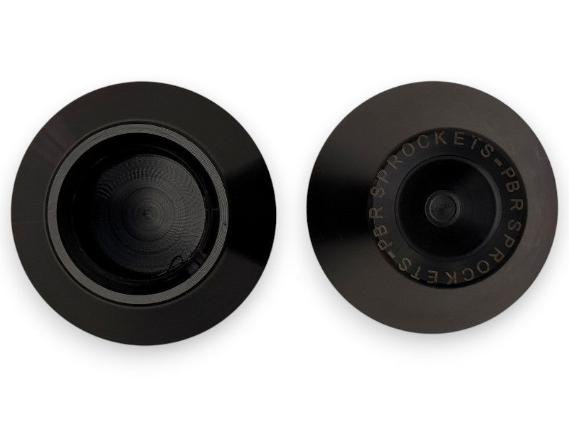 CP. Coperchi Tamponi di Ricambio PBR per Paratelaio e Paracatena/Paracarena in Nylon Nero