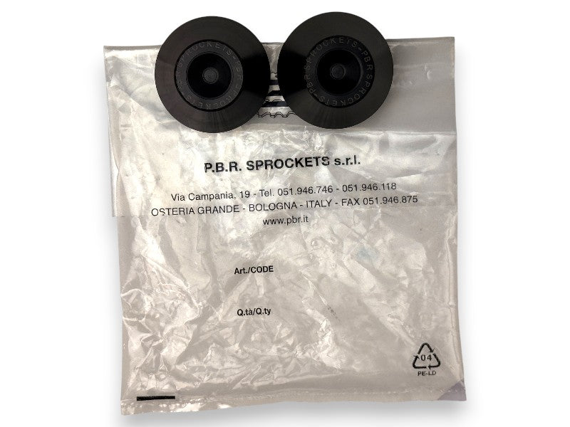 CP. Coperchi Tamponi di Ricambio PBR per Paratelaio e Paracatena/Paracarena in Nylon Nero