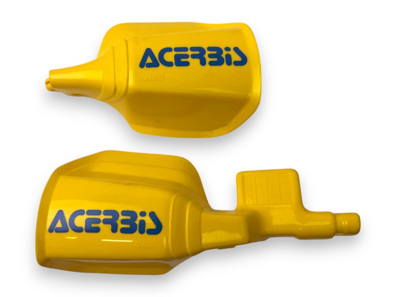 Coppia Paramani Acerbis Gialli Honda CR 125 250 500 Suzuki RM 125 250 500