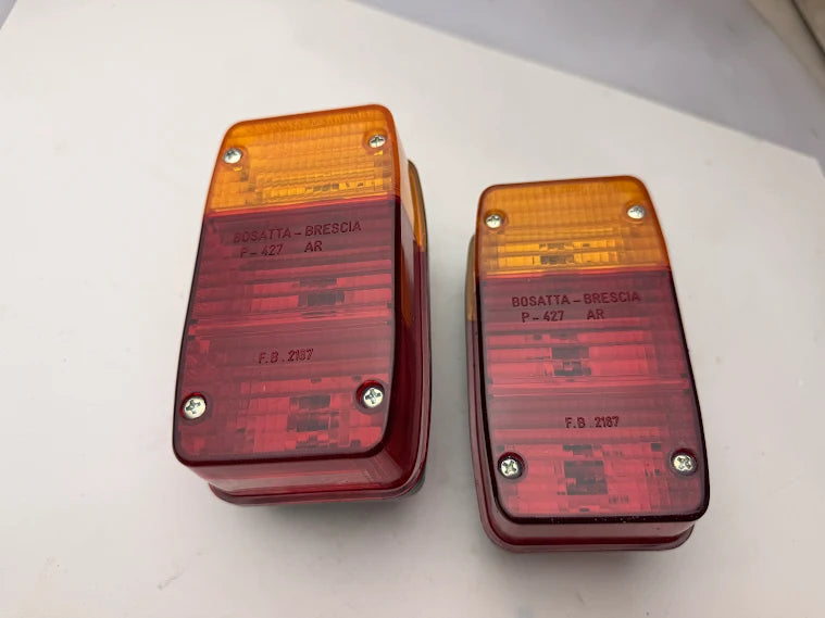Coppia fanali stop posteriori Bosatta P427 per Piaggio Ape P · MP · MPV · Car