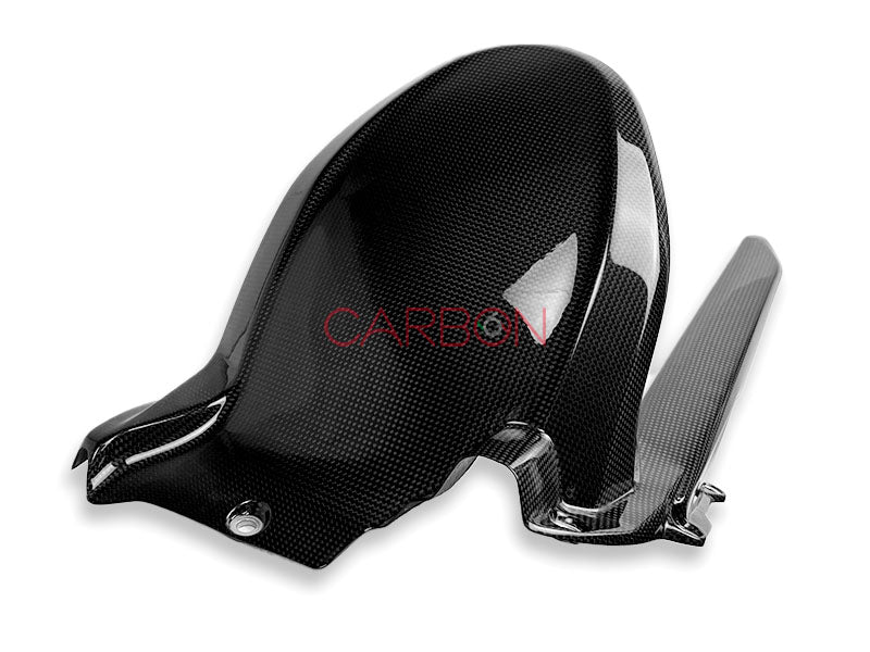 GUARDABARROS TRASERO CON CUBRE CADENA DE CARBONO DUCATI MULTISTRADA V4 2021 / 2022 / 2023