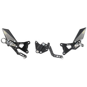 LIGHTECH ADJUSTABLE FOOTPEGS BMW S 1000 RR 2009-14