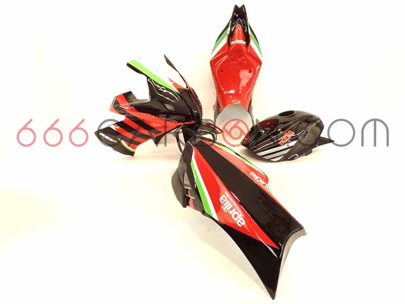 SIXFIBER PAINTED RACING COMPLETE FAIRING KIT DESIGN 11 APRILIA RSV4 2015-2020