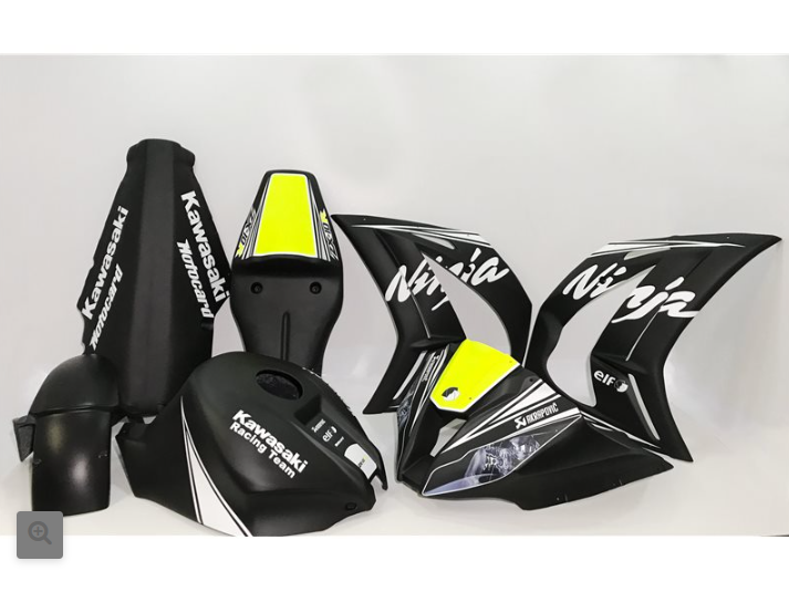 FULL FAIRING KIT RACING AVIOFIBRE PAINTED MOTOCARD REPLICA KAWASAKI ZX-10 R 2011-2015