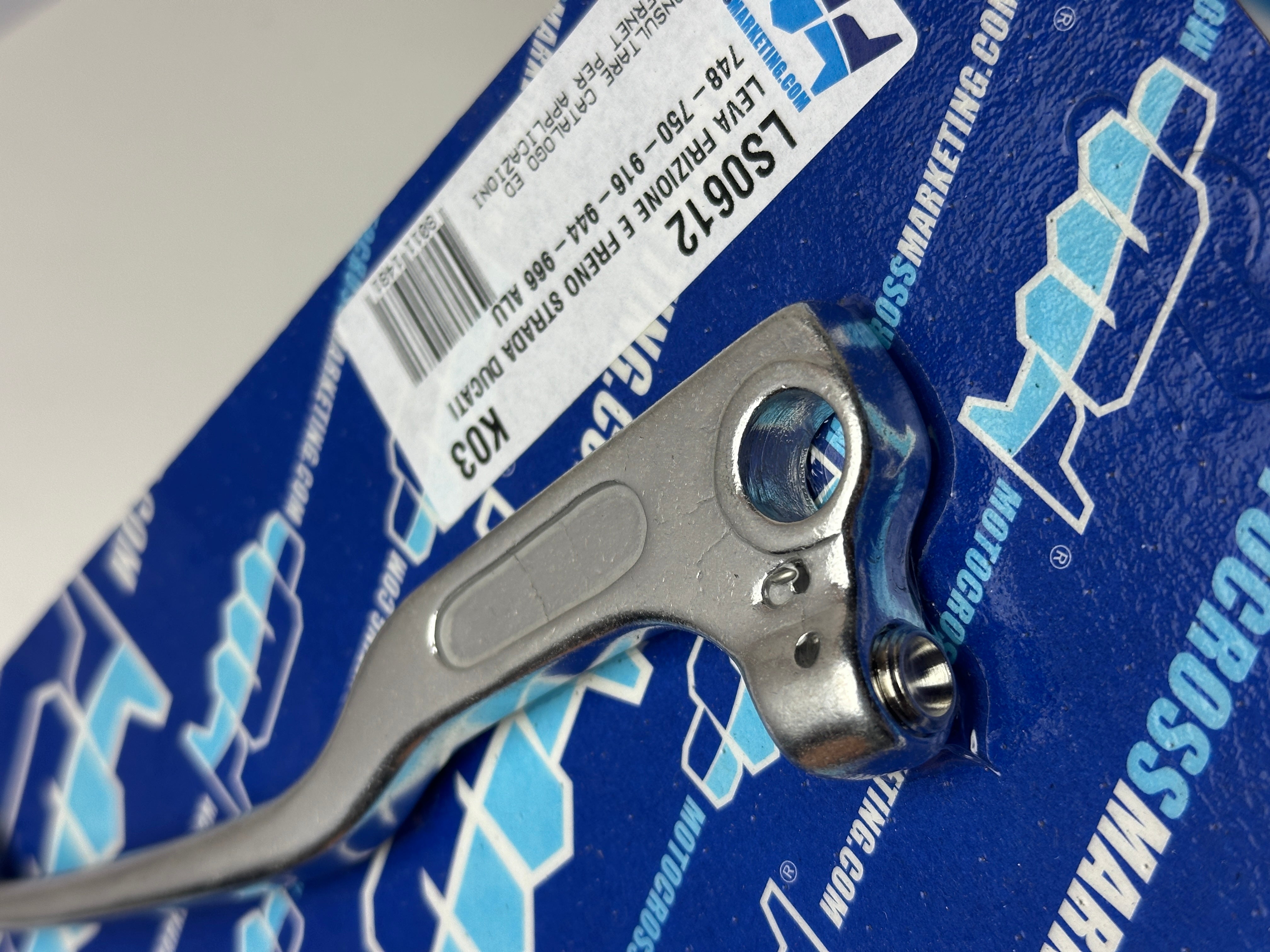 POLISHED RH/LH LEVER FOR DUCATI-HUSQVARNA LS0612