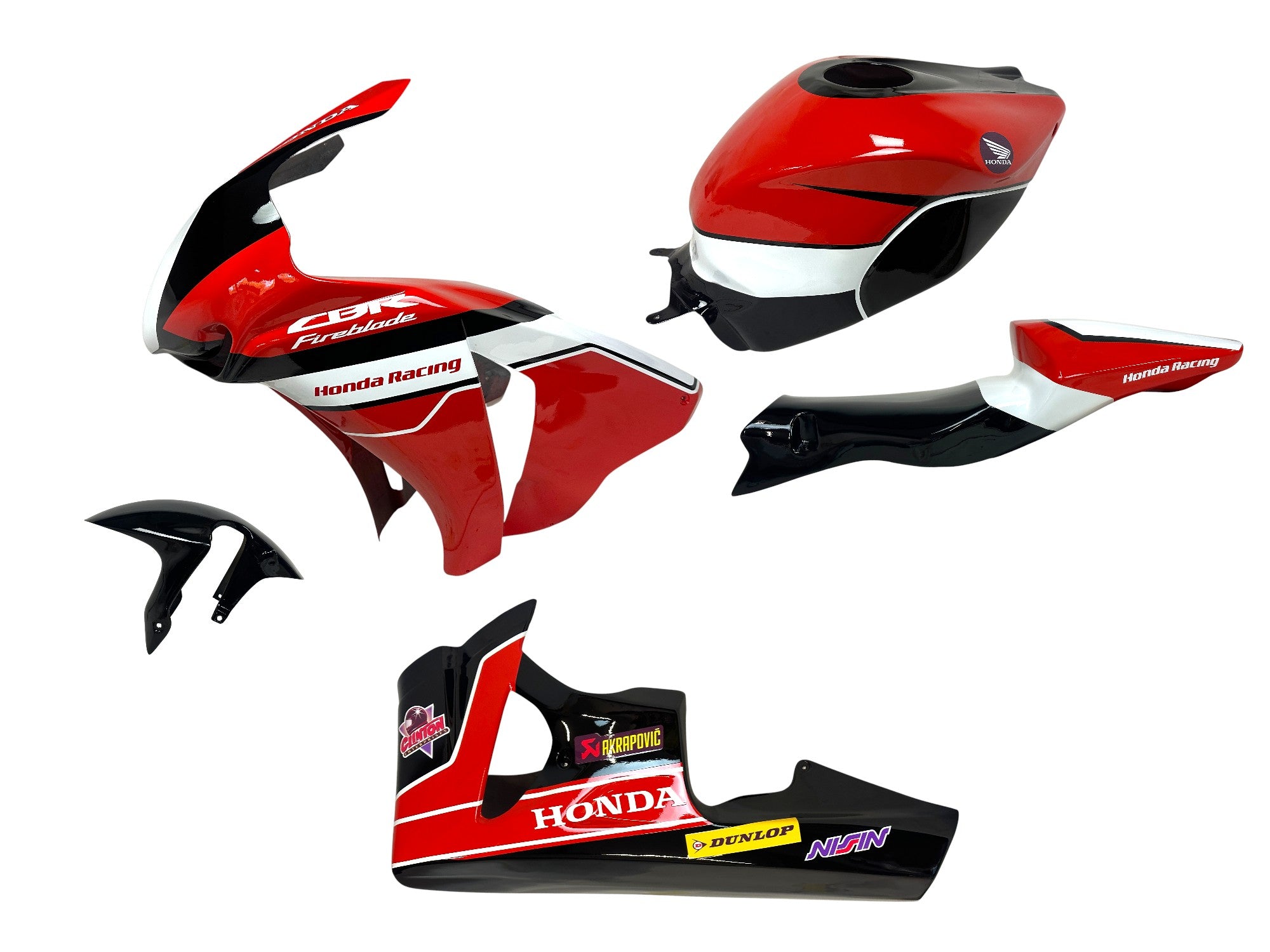 KIT CARÉNAGE COMPLET RACING SIXFIBER PEINT REPLICA 01 HONDA CBR 1000 RR 2008-11