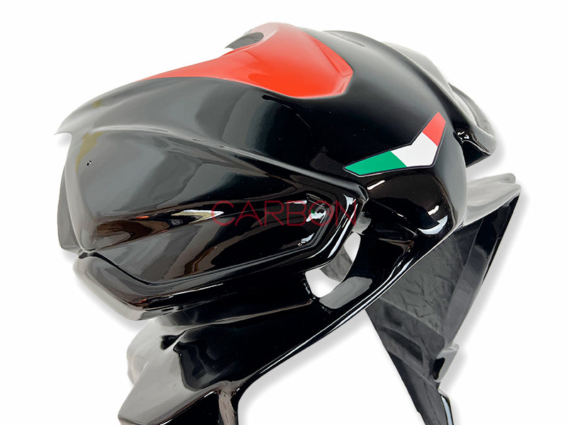 KOMPLETTES SIXFIBER-RENNVERKLEIDUNGS-KIT APRILIA RS 660, LACKIERTE NACHBILDUNG RACING SCHWARZ