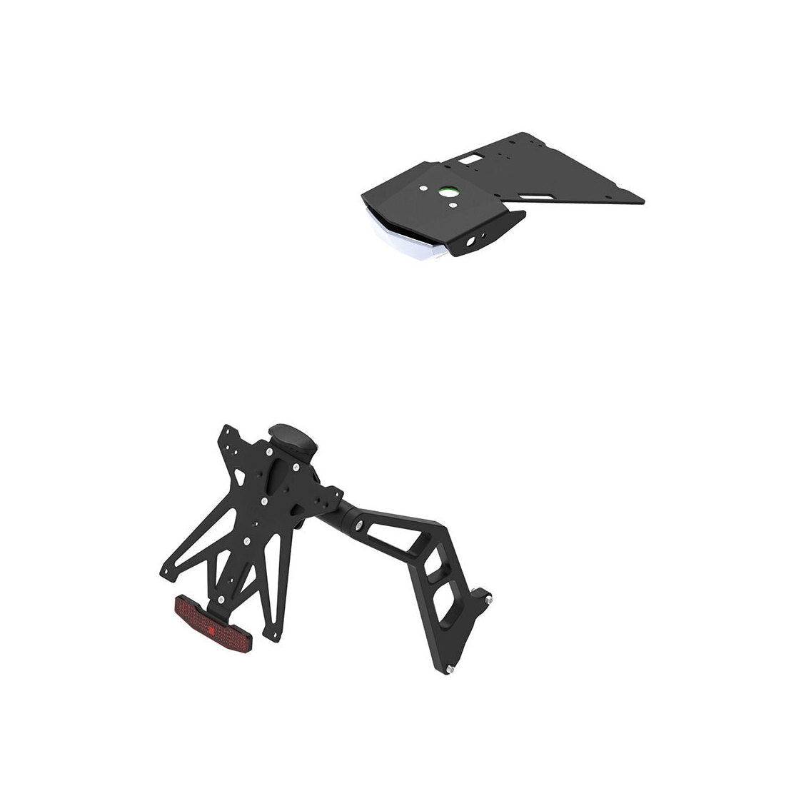Kit Portatarga Regolabile Nero