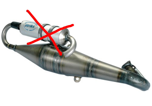 Marmitta Polini Evolution 6 200.0243 per Piaggio NTT NRG MC2 DNA 50 – Silenziatore Non Incluso