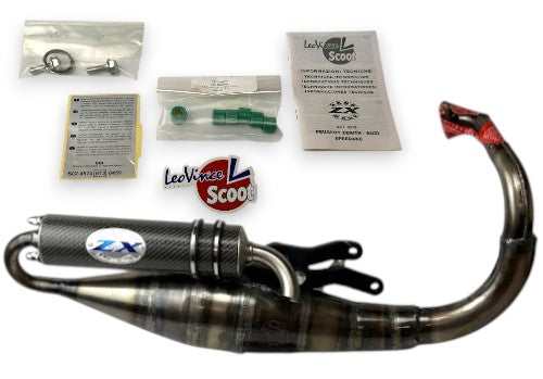 Marmitta Espansione Leovince ZX per Peugeot Zenith Buxy Speedake 50 2T