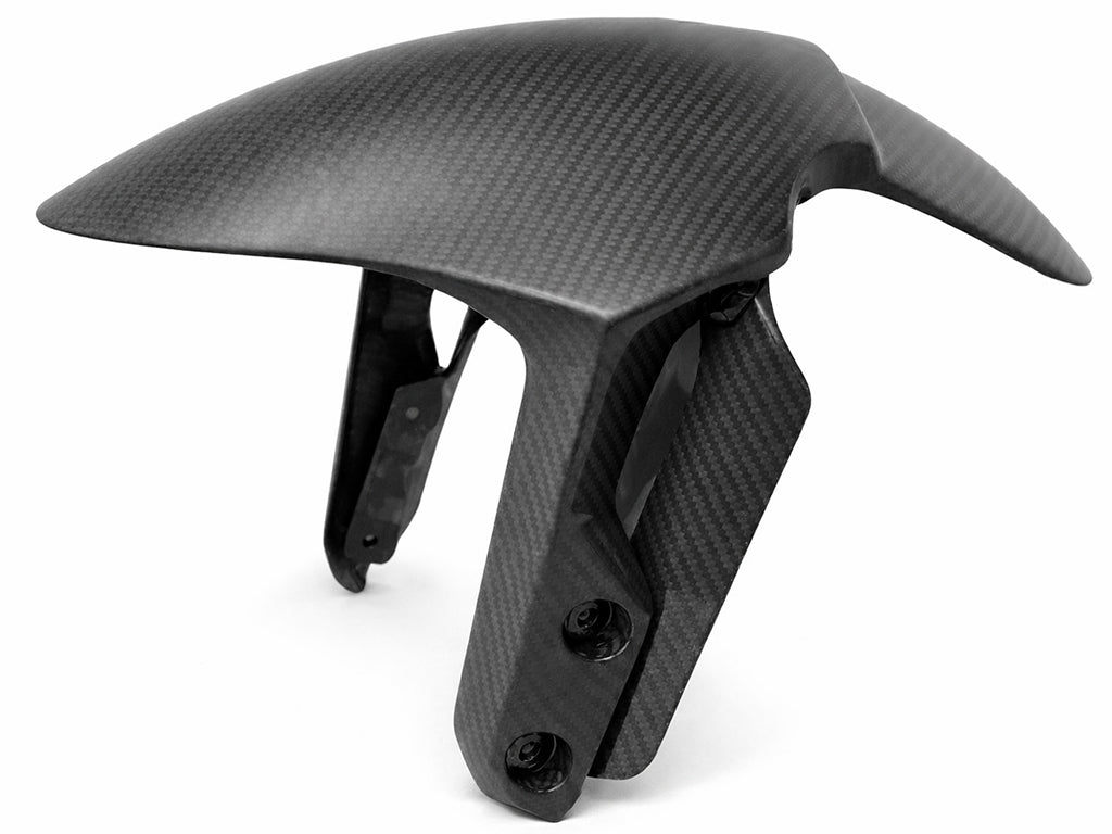 PARAFANGO ANTERIORE CARBONIO AUTOCLAVE CON DEFLETTORI AERODINAMICI PER TRIUMPH SPEED TRIPLE 1200 RR / RS 2020 - 2026