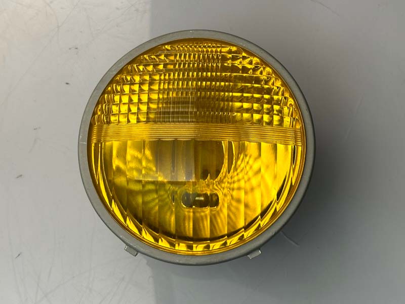 Vespa 50 Piaggio front headlight yellow glass round headlight '60