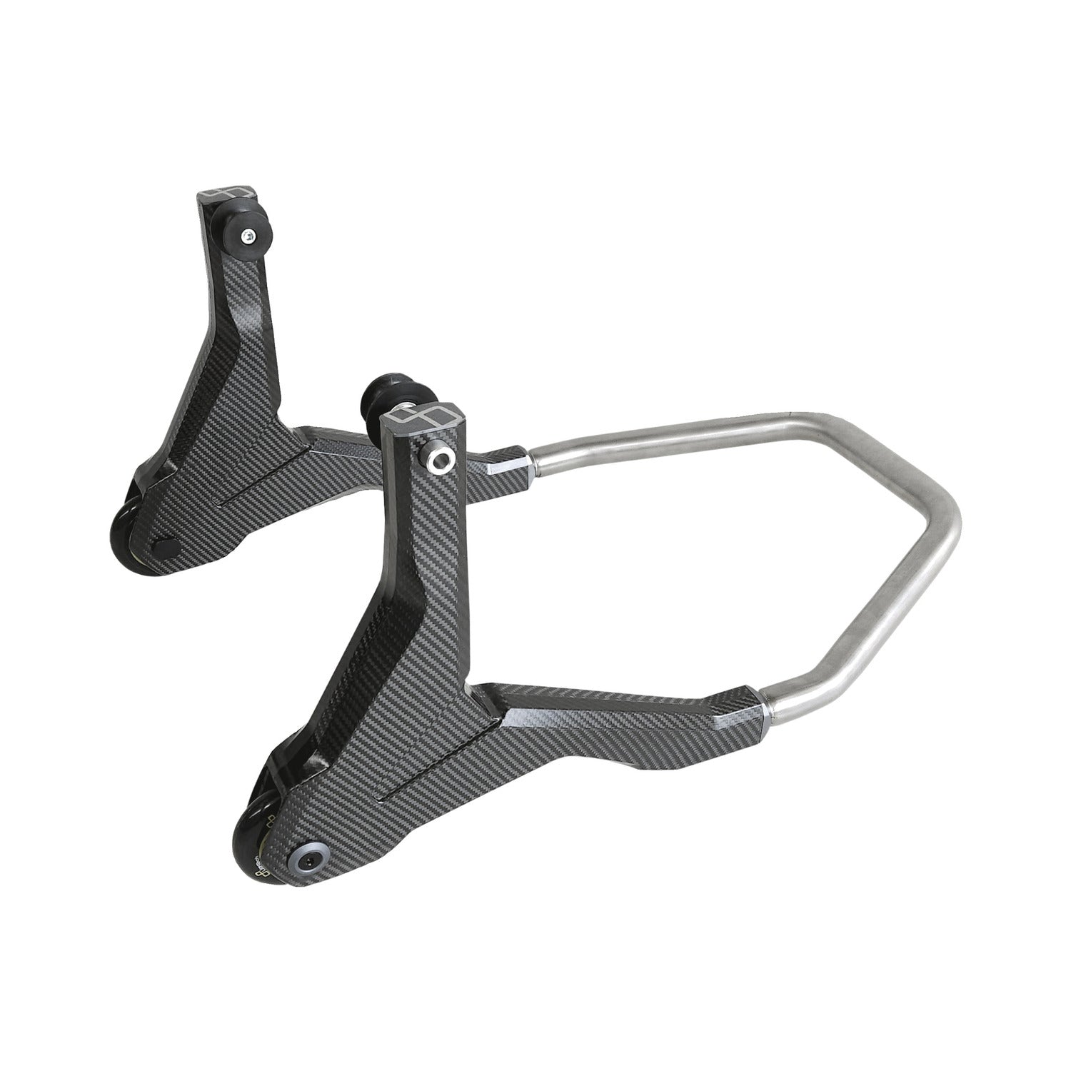 Cavalletto Posteriore In Carbonio con Rulli