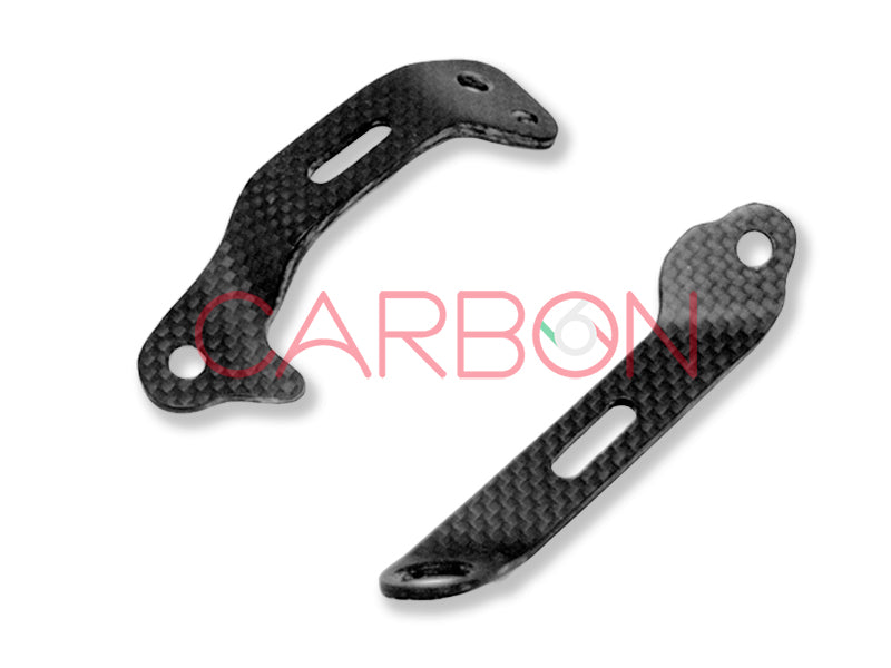 KIT 2 BRACKETS CARBON OIL TANKS AUTOCLAVE DUCATI SBK PANIGALE 899 959 1199 1299