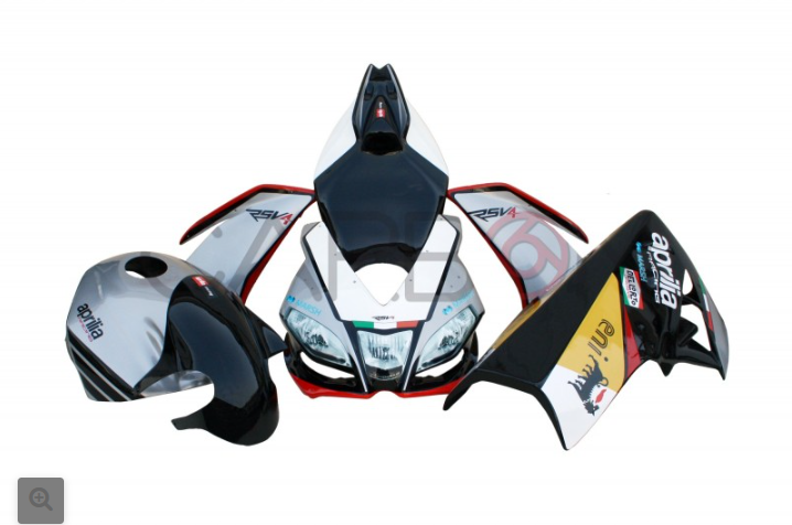 COMPLETE RACING FAIRING KIT AVIOFIBER PAINTED DESIGN 7 APRILIA RSV 4 2009-2014