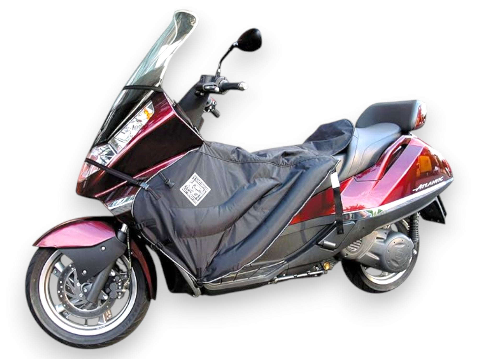 Termoscud Tucano Urbano R040N coprigambe per Aprilia Atlantic 125–500 e Honda Jazz 125–250
