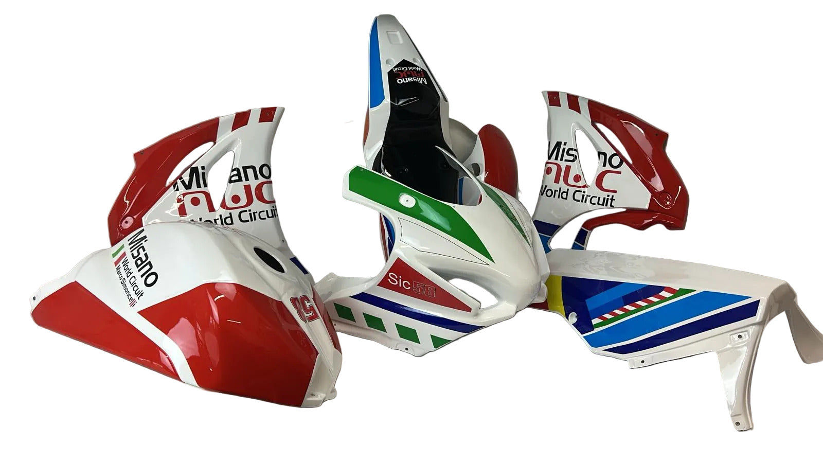 COMPLETE FAIRING KIT RACING SIXFIBER REPLICA SUZUKI MISANO GSX-R 1000 2017-25