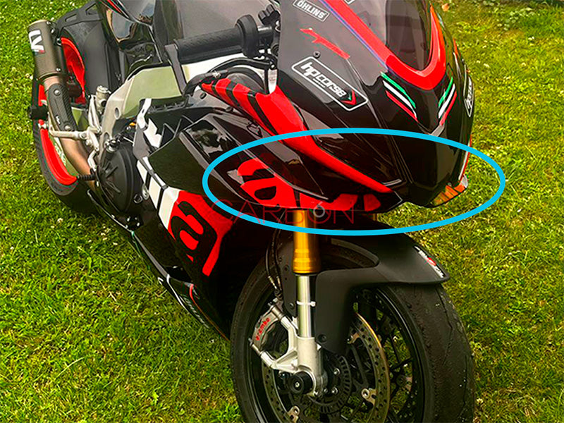 SCHREIBEN-AUFKLEBER-AUFKLEBER FÜR FRONTFLÜGEL APRILIA RSV4 1100 2021-23