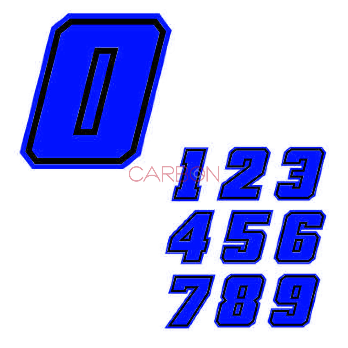 Blue Alphabet, Numbers Scrapbooking Stickers 26-Piece Alphabet Sticker ...