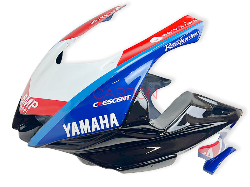 KIT CARENADO RACING COMPLETO AVIOFIBER RÉPLICA PATA YAMAHA YZF R6 2017-2023