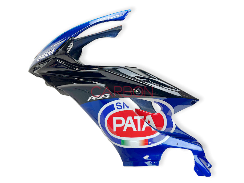 KIT CARENA COMPLETA RACING AVIOFIBRA REPLICA PATA YAMAHA YZF R6 2017-2023