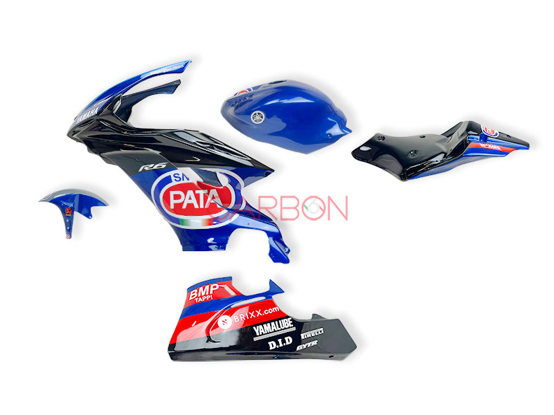 KIT CARENADO RACING COMPLETO AVIOFIBER RÉPLICA PATA YAMAHA YZF R6 2017-2023