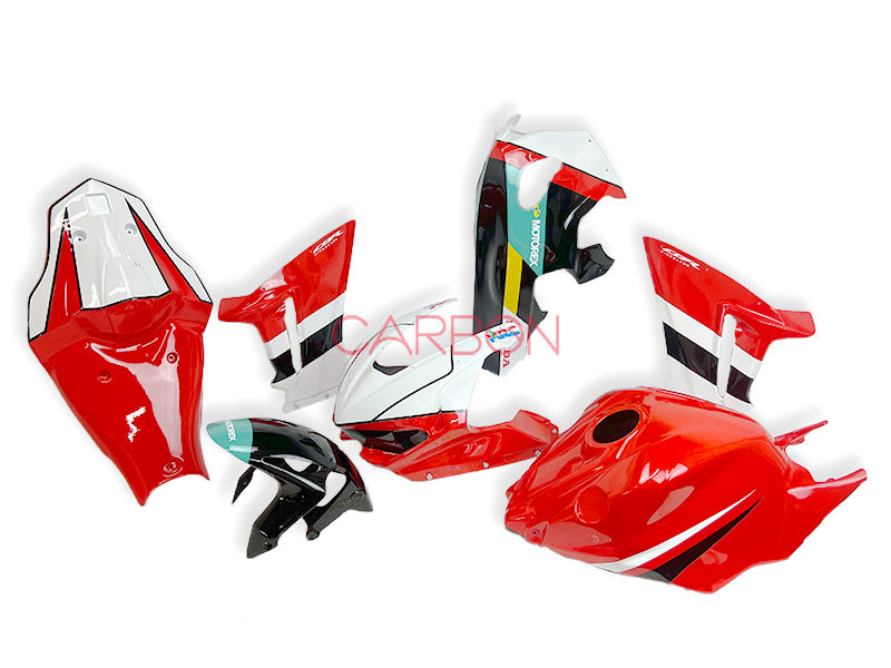 KIT CARENADO RACING COMPLETO PINTADO AVIOFIBRA CBR 1000 RR 2017-19