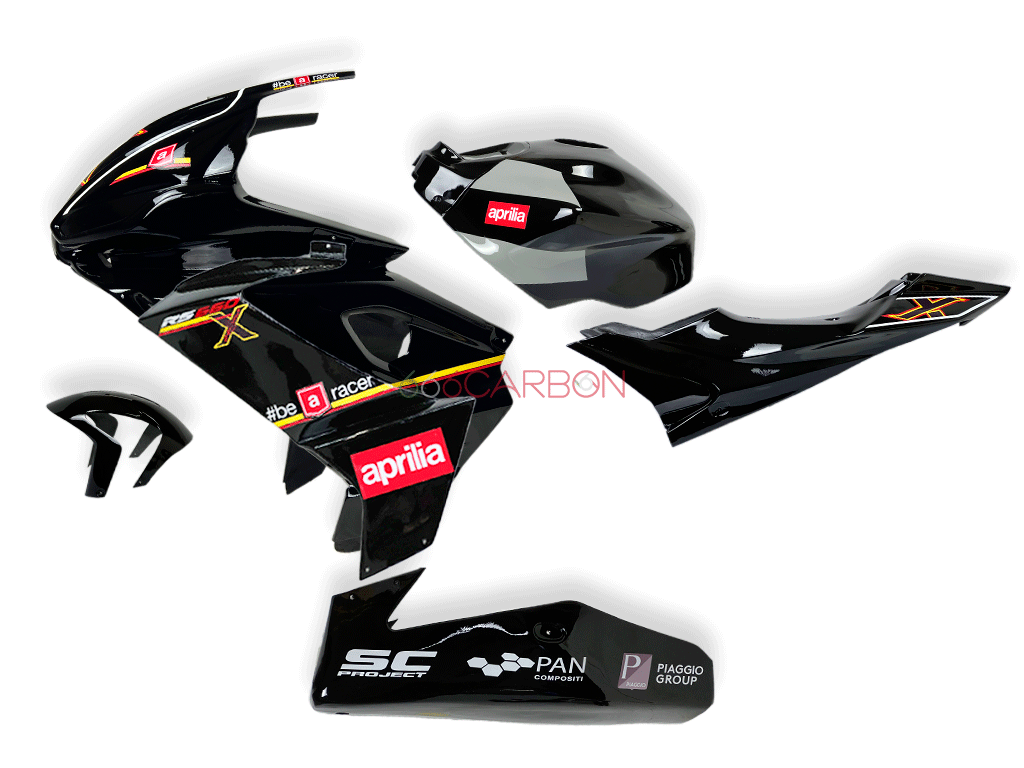 KIT CARÉNAGE COMPLET SIXFIBER RACING APRILIA RS 660 2022 2023 2024 RÉPLIQUE PEINTE MAX BIAGGI EX3MA EXTREMA XTREMA X3MA X