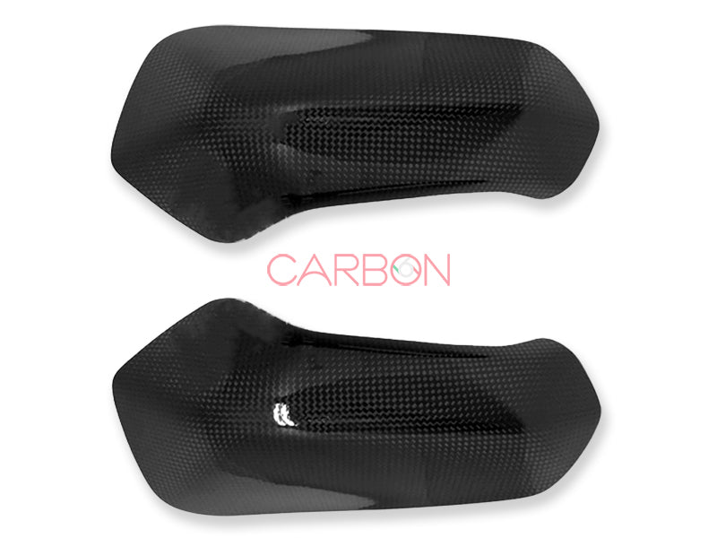 PAIR OF CARBON CORNER PROTECTION TANK CORNER PROTECTION COVERS AUTOCLAVE DUCATI SBK PANIGALE 899 959 1199 1299