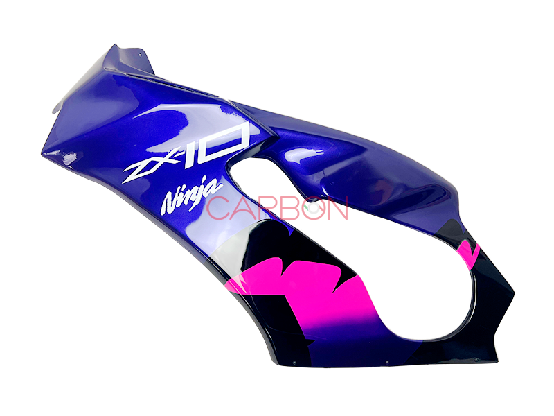 KIT CARÉNAGE COMPLET AVIOFIBER PEINT RACING REPLICA ÉDITION ANNIVERSAIRE VIOLET VIOLET WORLD ENDURANCE KAWASAKI ZX-10 R 2021 2022 2023 2024