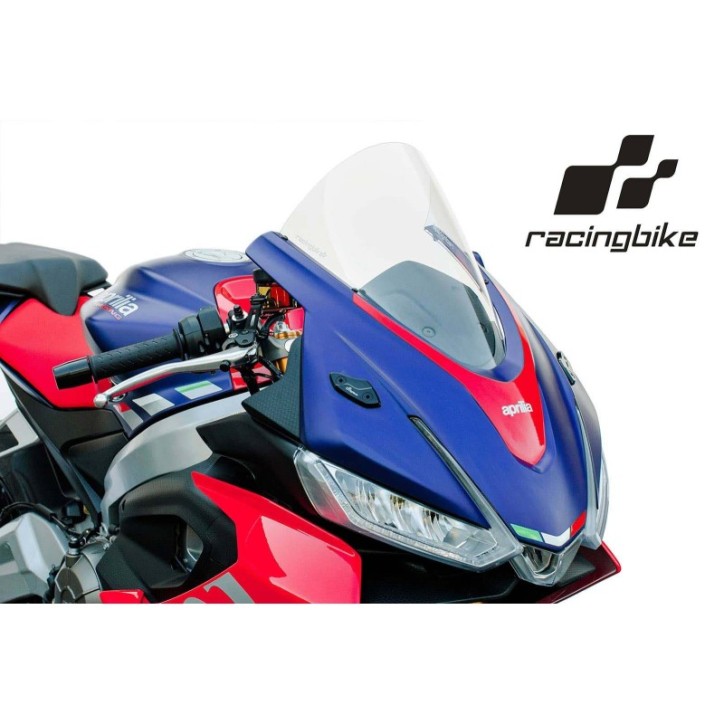 PLEXIGLASS TRACK RACING SCREEN HP RACINGBIKE TRANSPARENT FLEXIBEL APRILIA RS 660 2021 2022 2023