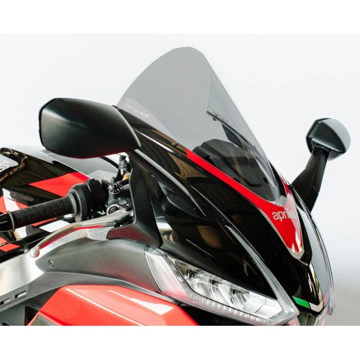 PLEXIGLAS-RENNSCHILD FÜR HP RACINGBIKE TRACK FLEXIBEL TRANSPARENT APRILIA RSV4 1100 2021 2022 2023