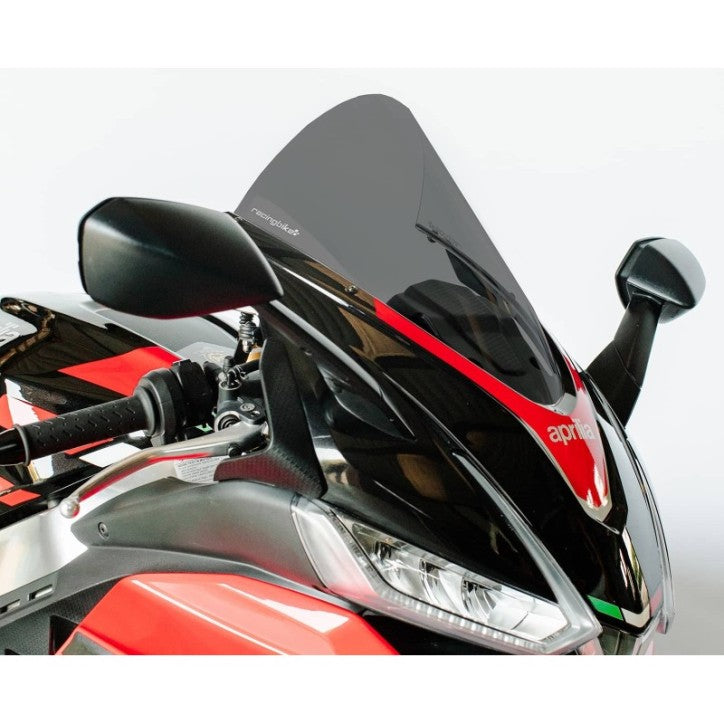 PLEXIGLAS-RENNSCHILD FÜR HP RACINGBIKE TRACK FLEXIBEL TRANSPARENT APRILIA RSV4 1100 2021 2022 2023