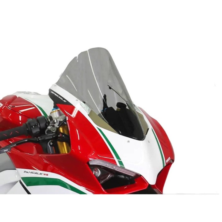 PLEXIGLASS RACING SCREEN FOR HP RACINGBIKE TRACK FLEXIBLE TRANSPARENT DUCATI PANIGALE V4 1100 E 1100S 2018 2019 / 955 2020 - 2023