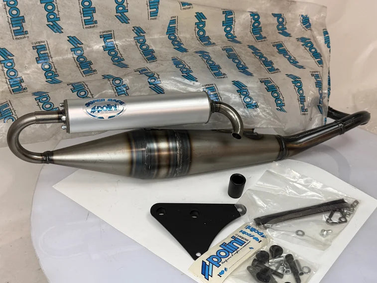 Marmitta Polini For Race 4 200.0297 per Scooter 50 2T Minarelli Orizzontale