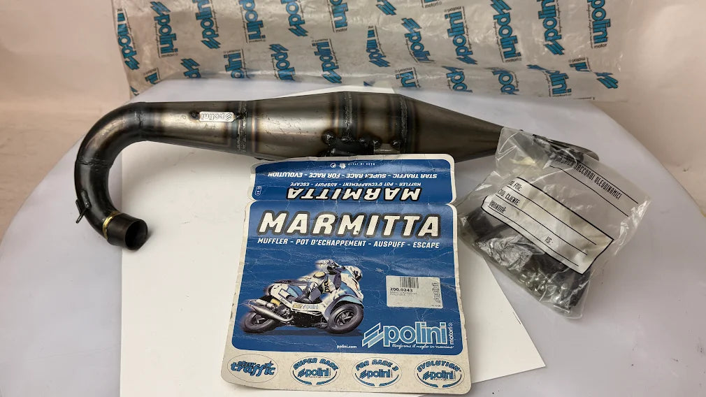 Marmitta Polini Evolution 6 200.0243 per Piaggio NTT NRG MC2 DNA 50 – Silenziatore Non Incluso