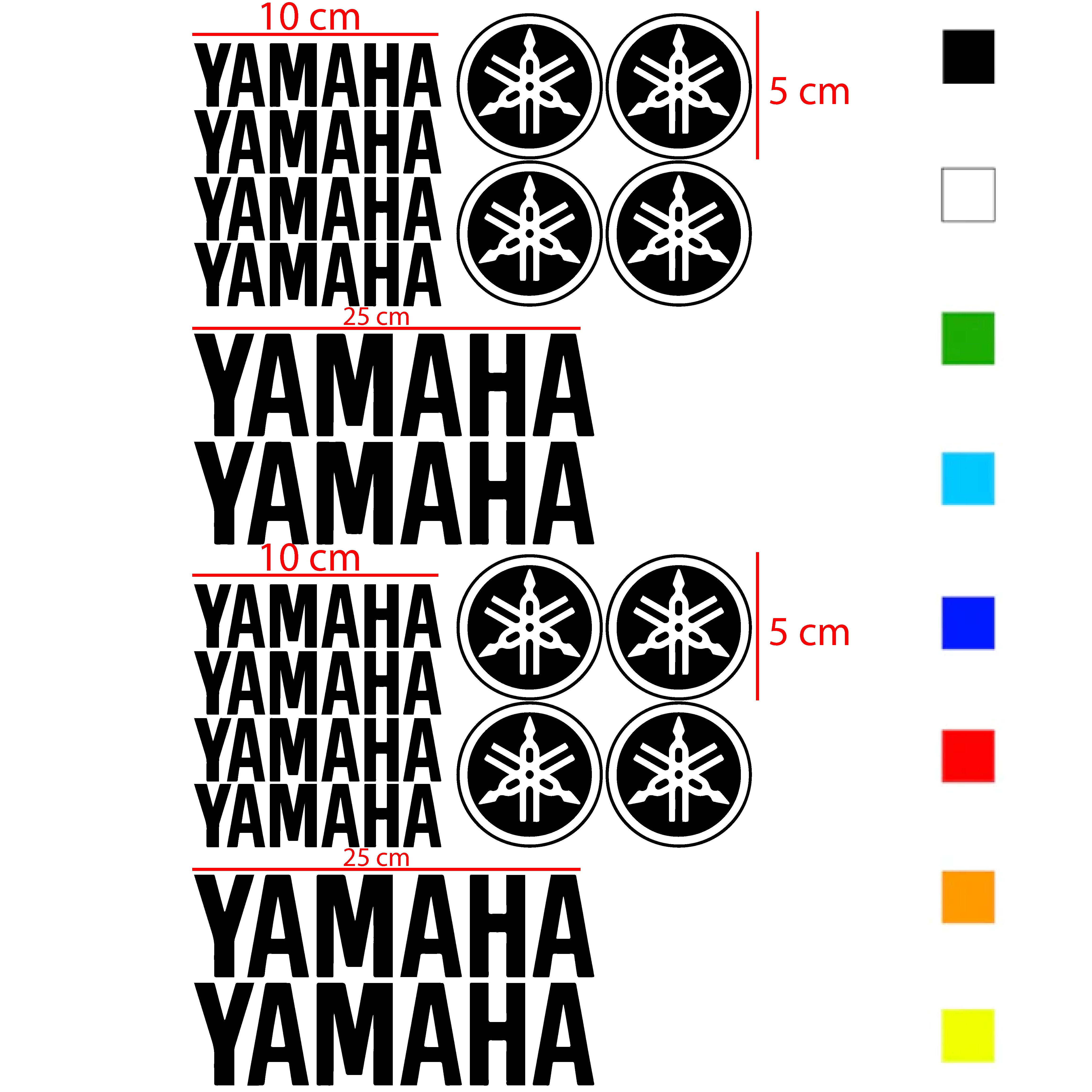 Yamaha Stickers STICKERS BOMB Design YAMAHA Yzf 450 2003